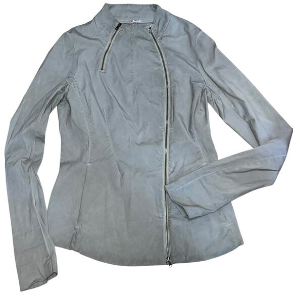 Etichetta Toscana Jacket Asymmetric Full Zip Stretch Made in Italy - Picture 1 of 11